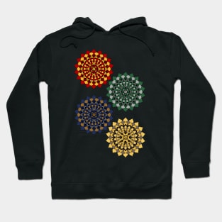 House Pride Floral Mandalas Hoodie